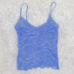Y2K Victoria’s Secret micro mesh cami